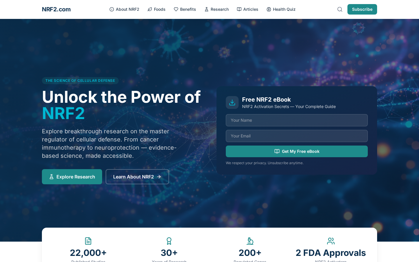 NRF2.com case study